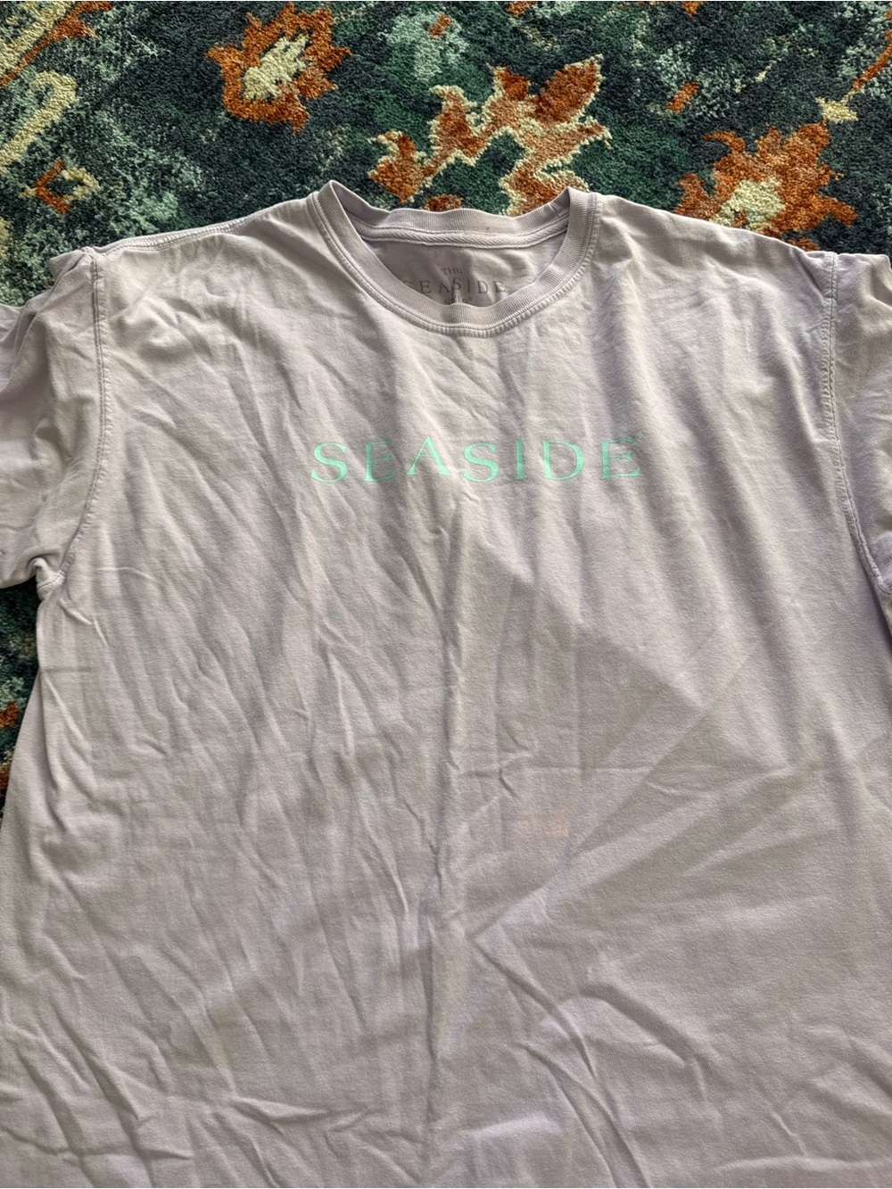 Seaside Graphic Crewneck T-Shirt - Light Lavender
